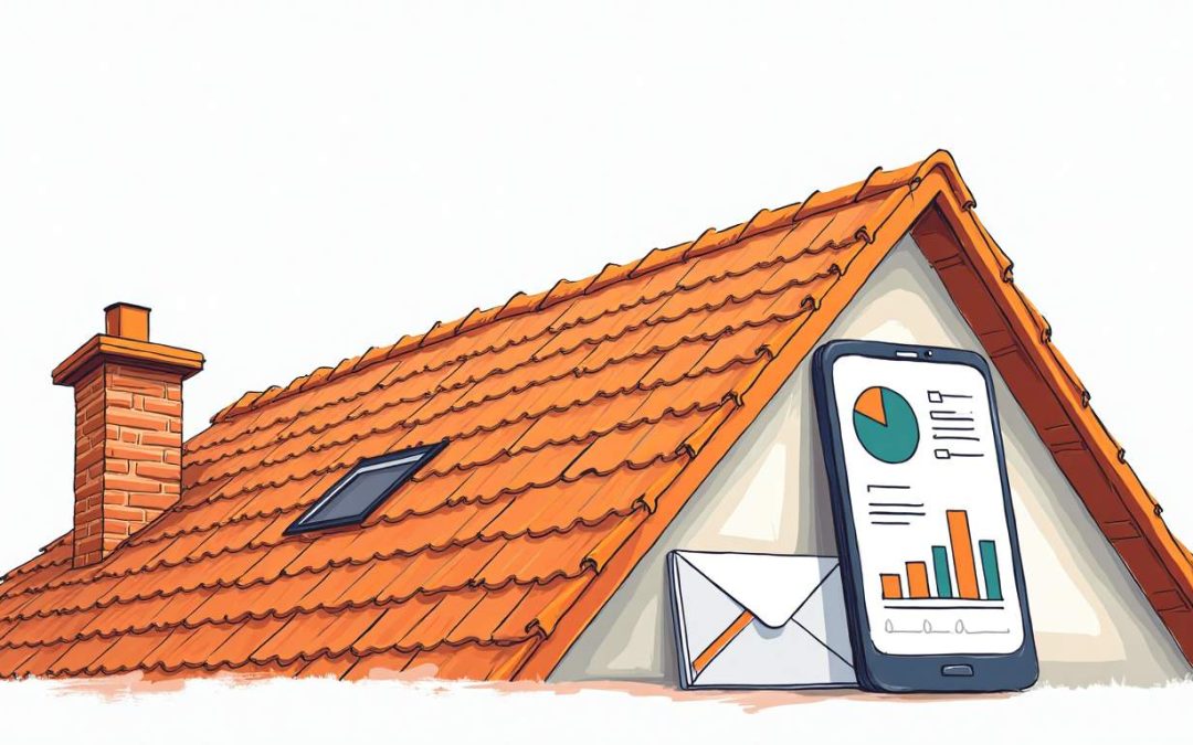 An eye-catching rooftop scene featuring a vibrant